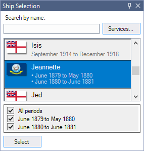 Ship Select